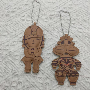 出口日单  盔甲小玩偶挂饰 包包吊饰 钥匙挂件