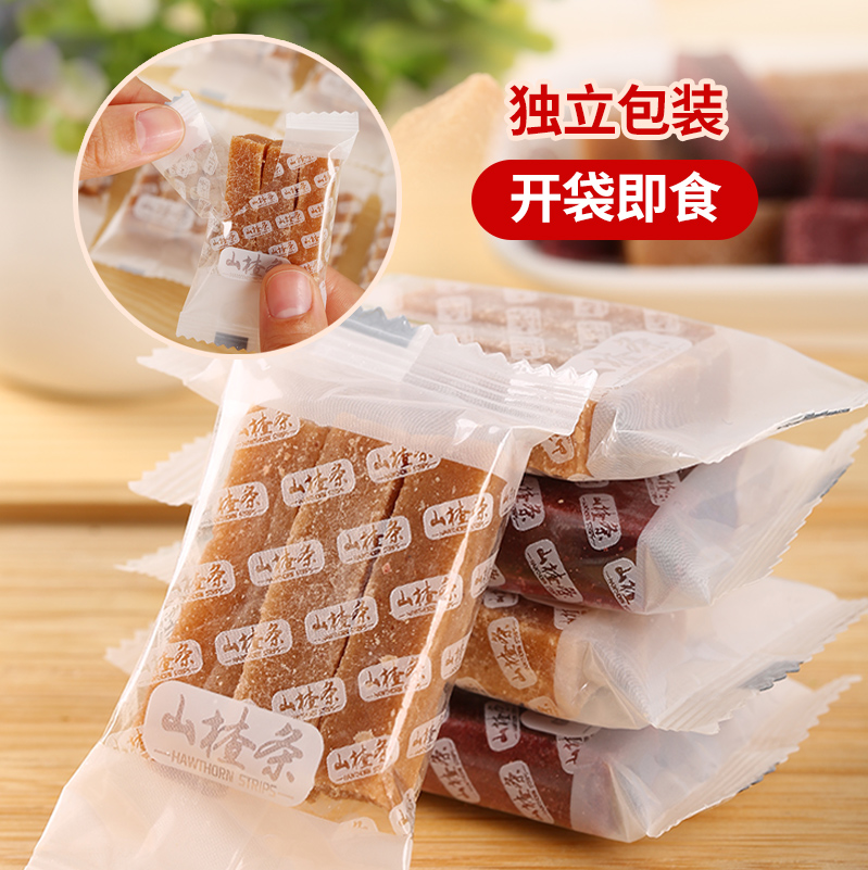 品相怡桑葚山楂条独小包装宝宝山楂零食原味手工山楂条小包装500
