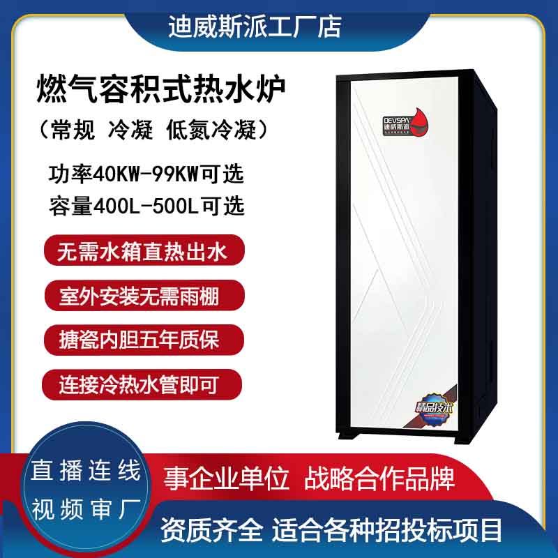 燃气锅炉低氮冷凝燃气容积式热水锅炉