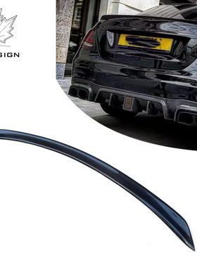 适用于奔驰E级W213升级AMG/ED1/CS/R/巴博斯/PSM款碳纤尾翼扰流板