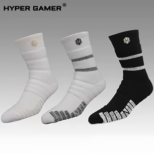 极客HG联名球员版专业篮球袜高帮男长筒加厚袜子毛巾底超凡3.0Pro