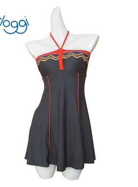 黛安芬sloggi无钢圈聚拢大杯女显瘦遮肉裙式连体游泳衣L138014