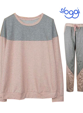 黛安芬SLOGGI保暖圆领休闲时尚柔软舒适家居服套装HW00216HW00217