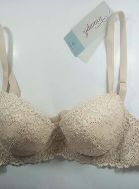 黛安芬正品经典款畅销蕾丝薄杯3/4内衣固定双肩带单排扣H16-227