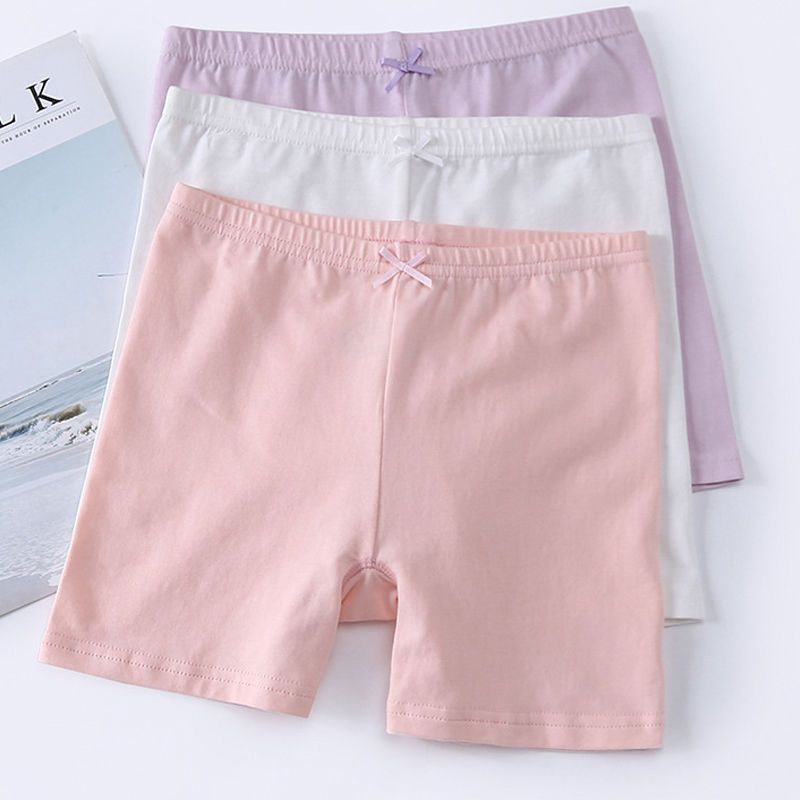 女童防走光安全裤儿童打底短裤女宝宝夏季保险裤二合一内裤不卷边