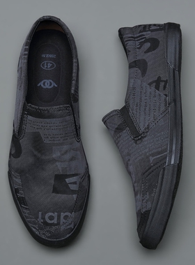 2026年宝达新款男帆布鞋春秋透气男士老北京一脚蹬懒人开车休闲鞋