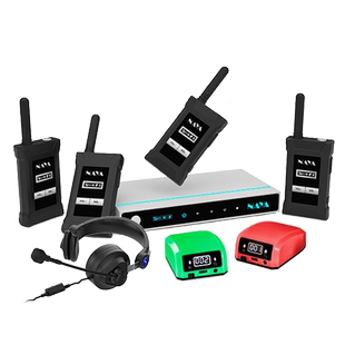 NAYA纳雅HDI-BS180黑蝉Ⅱ无线内部导播通话系统全双工多方通话Tally切换台2000米传输距离双重降噪