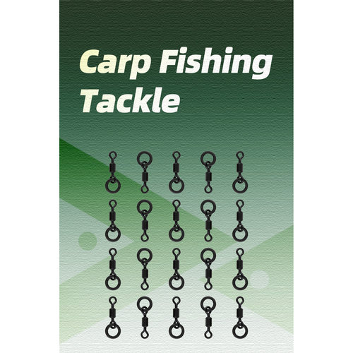 CrazyCarp哑光黑微型挂饵八字环