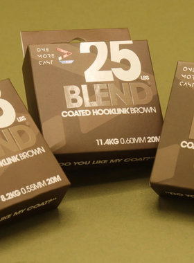 英国OMC剥皮线 涂层编织线 欧鲤钓子线OMC Blend Coated Hooklink