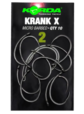 英国Korda加强型驼背钩1X/2X柯兰克巨物钩Korda Krank X Hooks