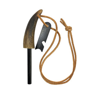 户外野营打火石牛角野外打火棒防水防风点火棒取火棒荒野求生装备