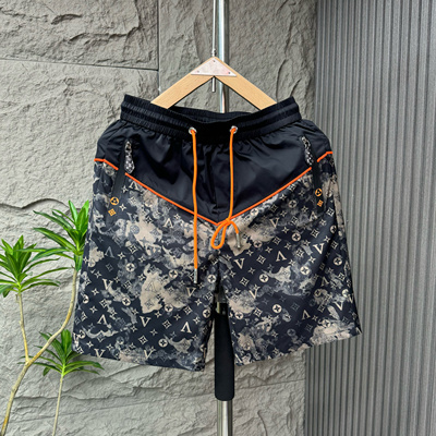 欧洲站潮牌高端印花休闲短裤