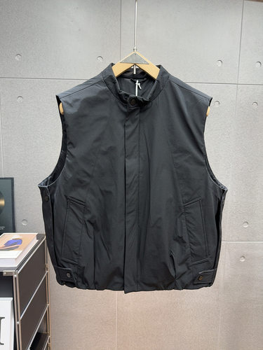 秋冬立领男款90白鸭绒羽绒马甲
