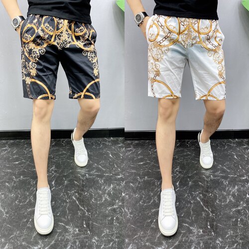 欧洲站夏季新款男士百搭休闲裤