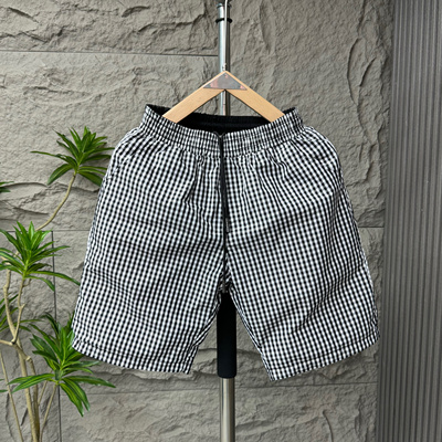 夏季新款男士短裤时尚格子