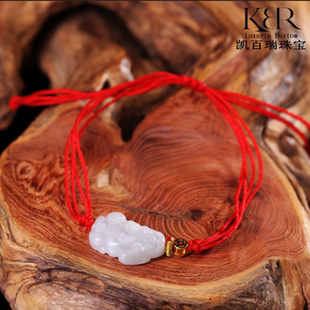 KBR1224007 天然A货翡翠貔貅手串手绳简约百搭手工 颖有尽有