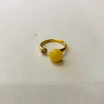 新款天然蜜蜡戒指简约百搭时尚气质女款JJHN0322004