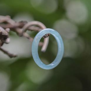 高定指环女情侣闺蜜 天然A货高冰种翡翠戒指环时尚 颖有尽有