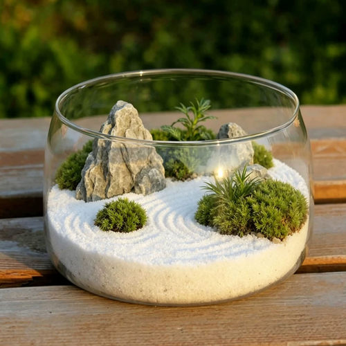 创意diy微景观生态瓶造景透明高硼硅花瓶水培植物小鱼缸摆件