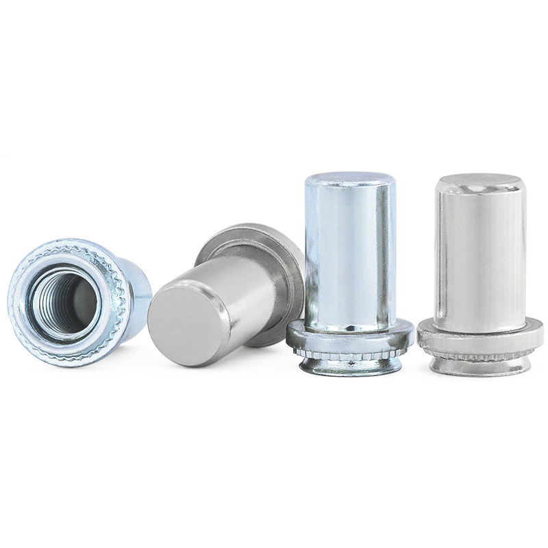 不锈钢防水螺母柱BS-M3M4M5M6M8-0/1/2 压铆螺柱盲孔密封封闭螺母