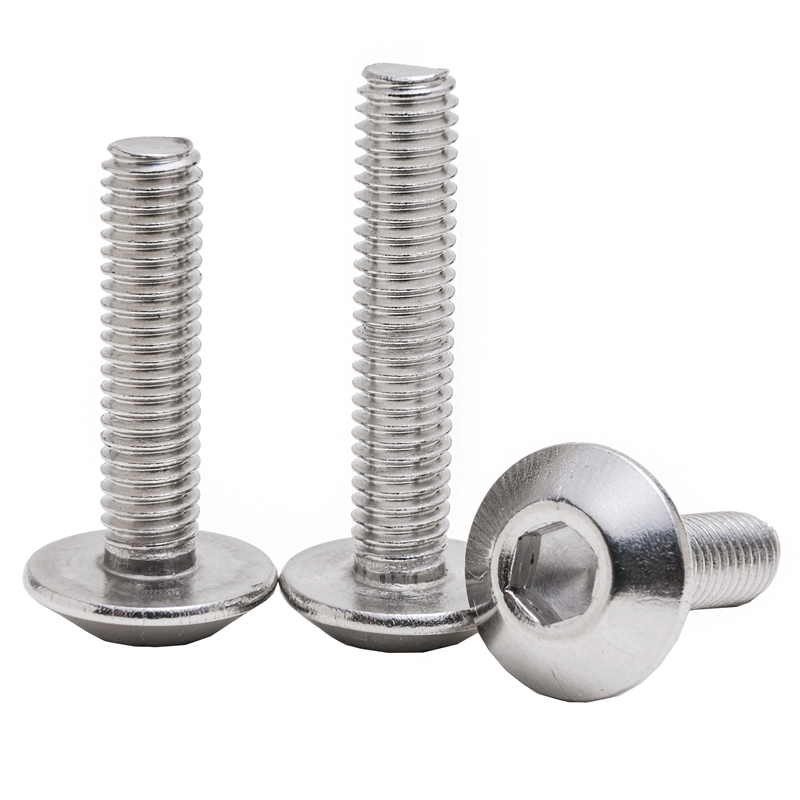 强标304不锈钢大蘑菇头螺栓伞头