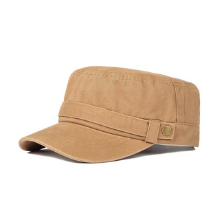 2024新款时尚平顶帽子男女土春夏季户外遮阳帽登山冒子外贸鸭舌帽