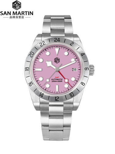 两地时机械表SanMartin男防水