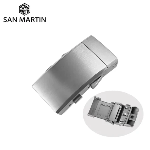 SanMartin不锈钢表扣拉砂龟背扣