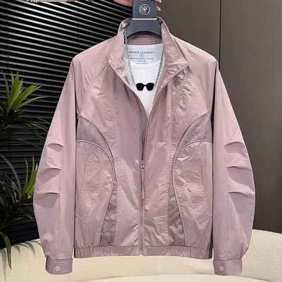 夹克春秋新款百搭宽松拉链外套