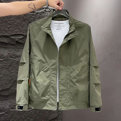 百搭休闲上衣男装帅气工装夹克