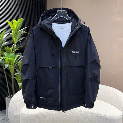 2025男士新款高端工装棉服外套