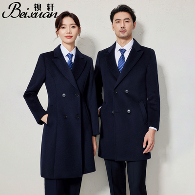职业装羊毛呢子大衣男女