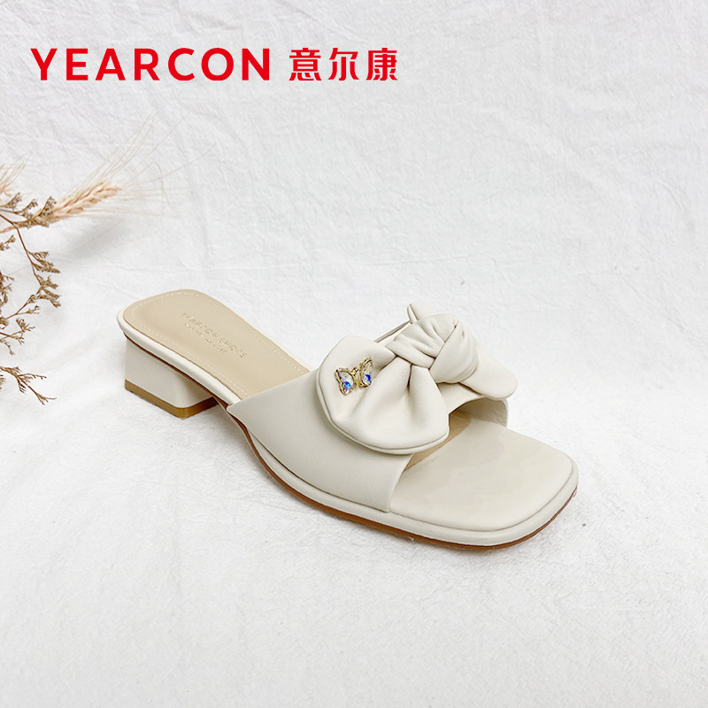 意尔康女拖鞋2024新款今年流行的新款凉拖外穿时尚S351AS03814u