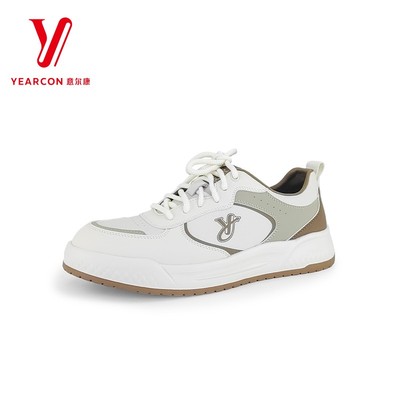 意尔康男鞋2025秋季新款拼色耐磨时尚百搭休闲板鞋男5522AE58527A