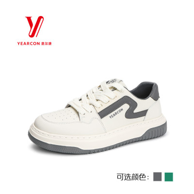 意尔康板鞋透气时尚小白鞋正品