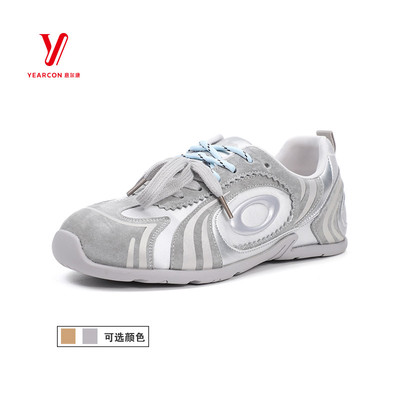 意尔康女鞋2025秋季新款轻便软底舒适百搭运动休闲鞋5281ZD48223Y