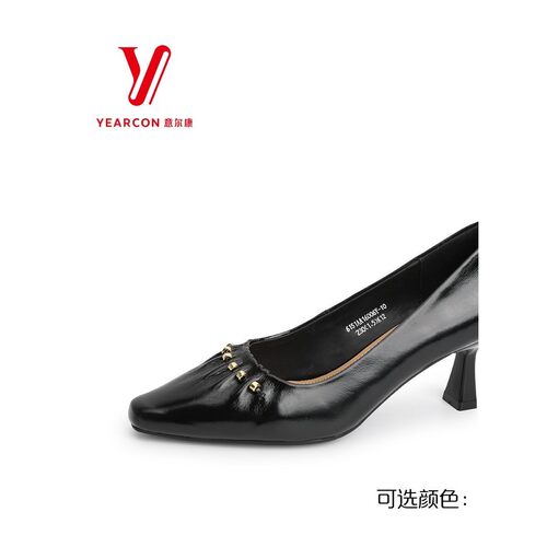 意尔康2026春季女鞋时尚褶皱舒适新款6151AA16006Y单鞋浅口百搭