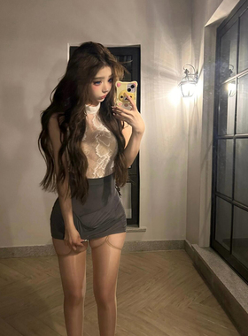 恶魔大人气质高级感秘书蕾丝睡裙制服情趣性感御姐包臀裙睡衣内衣