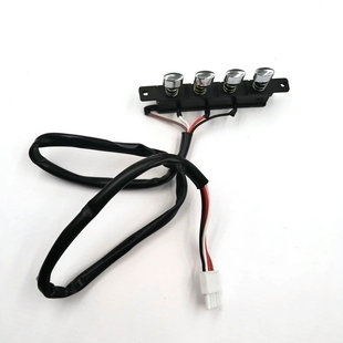 玉立吸油烟机CXW-198-75B开关按钮总成久利四键二速机械按键帽开