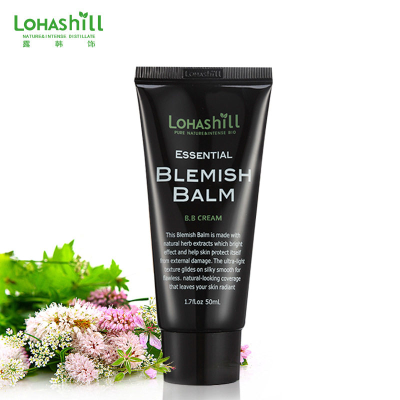 Lohashill/露韩饰 薰衣草修护BB霜50ml送小样　自然遮瑕BB霜