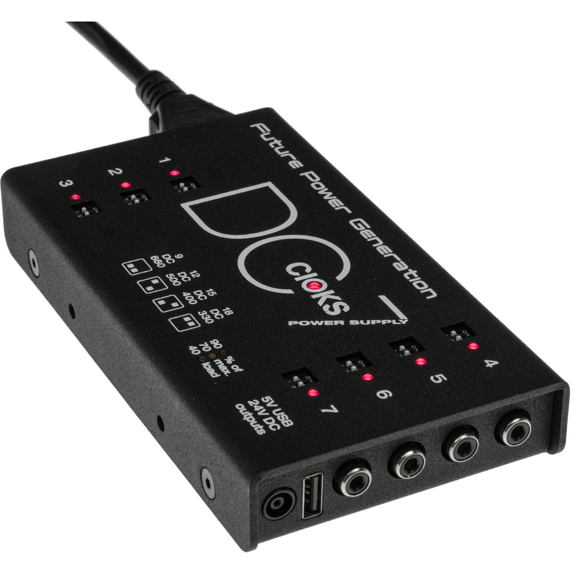 Cioks guitar pedal power supply Pink 9V 12V Isolated - Product image 3