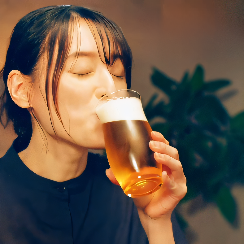 日本进口aderia啤酒杯晚酌的流派