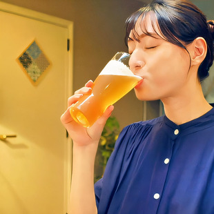 流派同款 晚酌 啤酒杯日本进口东洋佐佐木啤酒杯玻璃精酿杯小麦杯