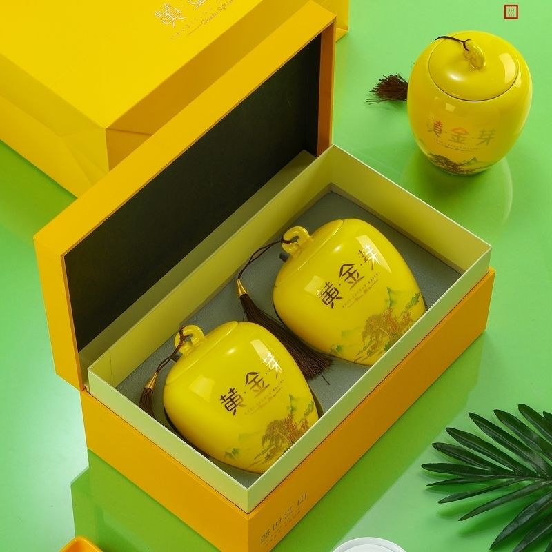 煮三江黄金芽茶叶2026新茶正宗明前黄金叶安吉白茶绿茶礼盒装250g