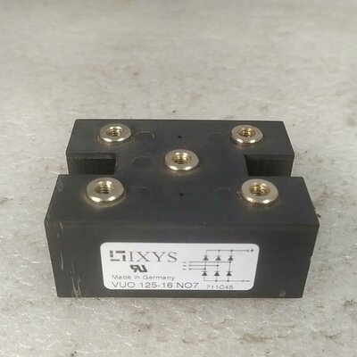 议价IXYS 模块 VUO125-16NO7 MKI50-12E可维修