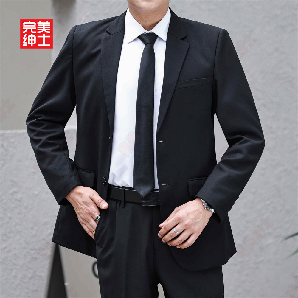 官方西服外套男轻熟风高级感单西休闲商务正装职业加大码伴郎西装