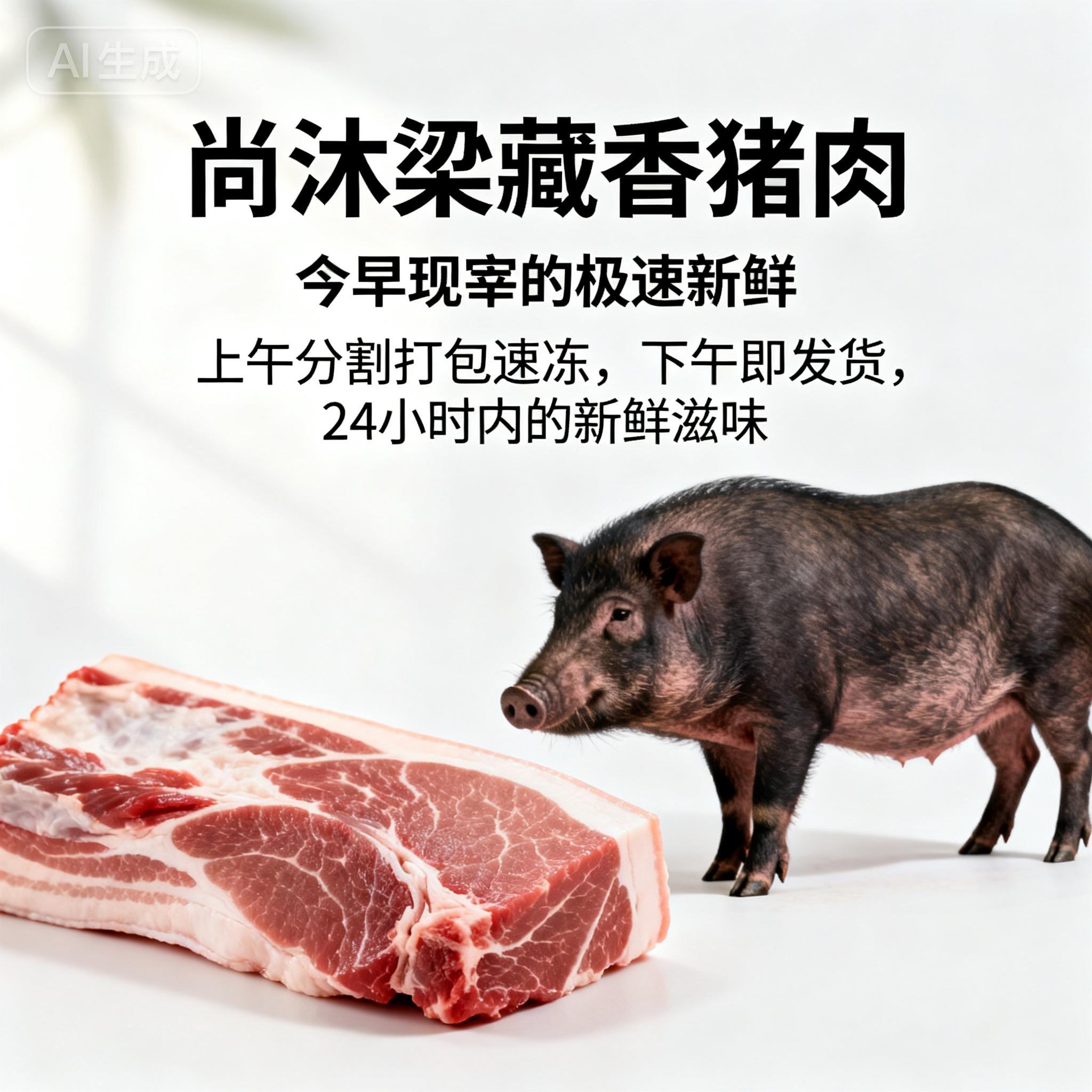 冷冻后座肉藏香猪顺丰包邮