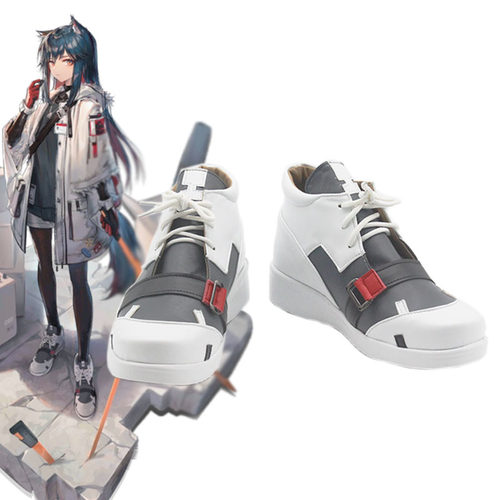 明日方舟德克萨斯寒武纪寒冬信使cos鞋来图定制cosplay鞋