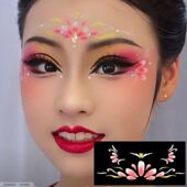 眉心贴 国古风写真纹身贴 儿童脸部彩绘眼角贴额头贴汉服舞台妆