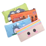 Мультяшный милый пенал подходит для мужчин и женщин для школьников, ткань оксфорд, подарок на день рождения, оптовые продажи